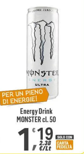 Supermercati Dok Energy Drink MONSTER cl. 50 offerta