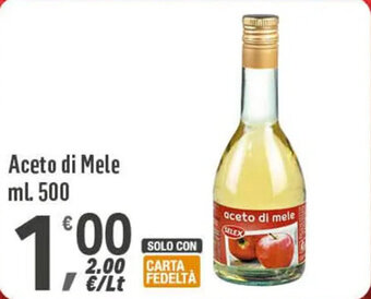 Supermercati Dok Aceto di Mele ml 500 offerta