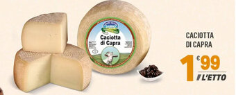 Supermercati Dok CACIOTTA DI CAPRA offerta
