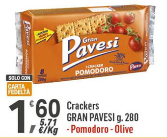 Crackers GRAN PAVESI g. 280