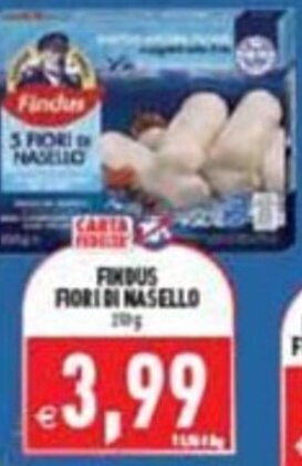 Supermercati Agorà FINDUS FIORI DI NASELLO offerta