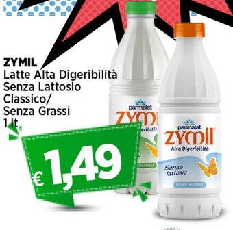 ZYMIL Latte Alta Digeribilità Senza Lattosio Classico/ Senza Grassi 1 It