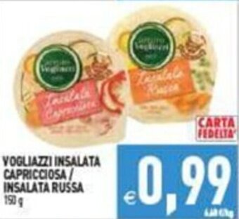 Supermercati Agorà VOGLIAZZI INSALATA CAPRICCIOSA/ INSALATA RUSSA 150 g offerta