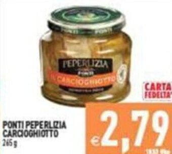 Supermercati Agorà PONTI PEPERLIZIA CARCIOGHIOTTO 265 g offerta
