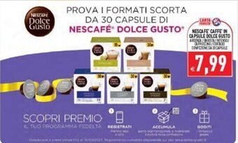 Supermercati Agorà NESCAFÉ CAFFE' IN CAPSULE DOLCE GUSTO offerta