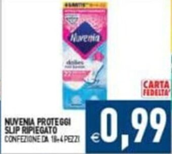 Supermercati Agorà NUVENIA PROTEGGI SLIP RIPIEGATO offerta