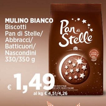 MULINO BIANCO Biscotti Pan di Stelle/ Abbracci/ Batticuori/ Nascondini 330/350 g