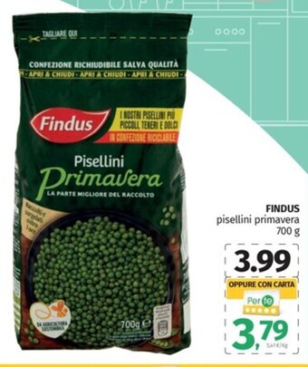 Superstore Pam Findus pisellini primavera 700 g offerta