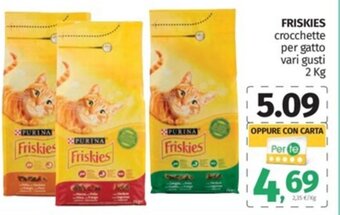FRISKIES crocchette per gatto vari gusti 2 kg