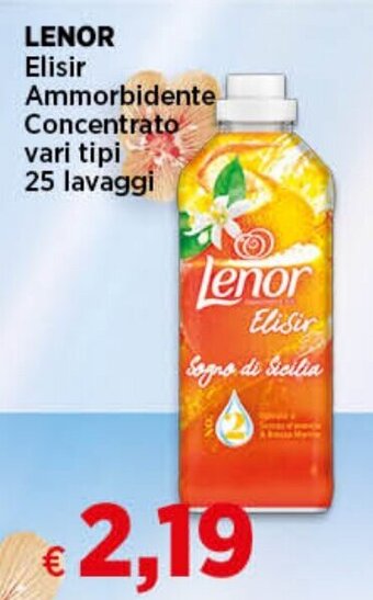 LENOR Elisir Ammorbidente Concentrato vari tipi 25 lavaggi
