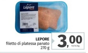 LEPORE filetto di platessa panato 270 g
