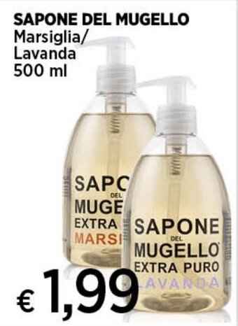 In Coop SAPONE DEL MUGELLO Marsiglia/ Lavanda 500 ml offerta
