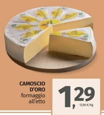 CAMOSCIO D'ORO formaggio all'etto
