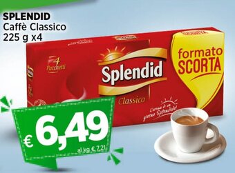 In Coop SPLENDID Caffè Classico 225 g x4 offerta