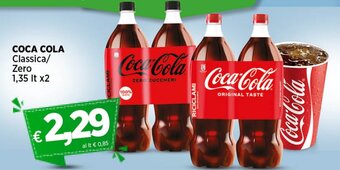COCA COLA Classica/ Zero 1,35 It x2