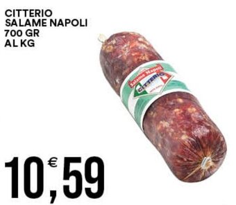 CITTERIO SALAME NAPOLI 700 GR