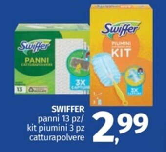 Superstore Pam SWIFFER panni 13 pz/ kit piumini 3 pz catturapolvere offerta