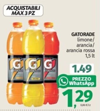 Superstore Pam GATORADE limone/ arancia/ arancia rossa 1,5 lt offerta