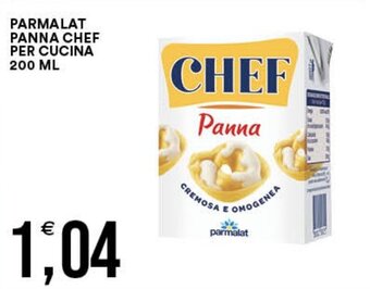 Premium Cash&Carry PARMALAT PANNA CHEF PER CUCINA 200 ML offerta