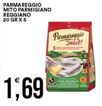 Premium Cash&Carry PARMAREGGIO MITO PARMIGIANO REGGIANO 20 GR X 5 offerta