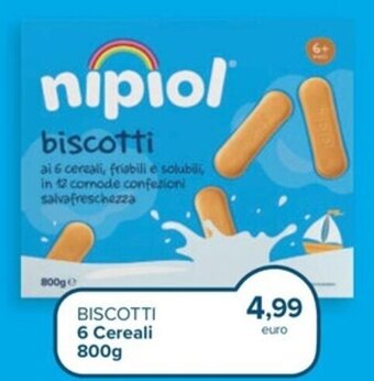 Ideal Bimbo BISCOTTI 6 Cereali 800g offerta