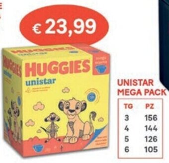 HUGGIES UNISTAR MEGA PACK