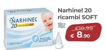 Narhinel 20 ricambi SOFT 18 pz