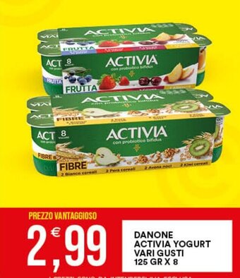 DANONE ACTIVIA YOGURT VARI GUSTI 125 GR X 8