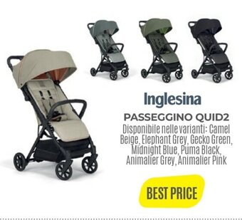 Ideal Bimbo Inglesina PASSEGGINO QUID2 offerta