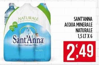 SANT'ANNA ACQUA MINERALE NATURALE 1,5 LT X 6