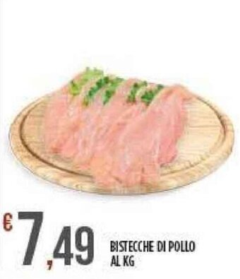 Supermercato Pollio BISTECCHE DI POLLO offerta
