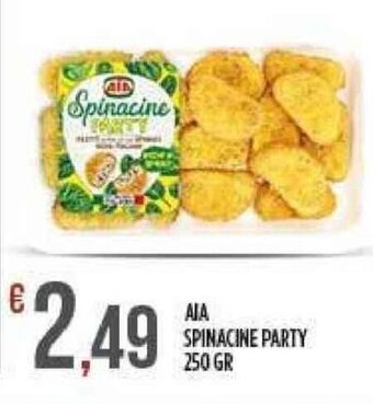 Supermercato Pollio AIA SPINACINE PARTY 250 GR offerta