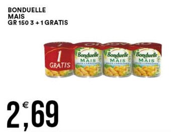 Premium Cash&Carry BONDUELLE MAIS GR 150 3+1 GRATIGRATIS offerta