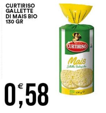 Premium Cash&Carry CURTIRISO GALLETTE DI MAIS BIO 130 GR offerta
