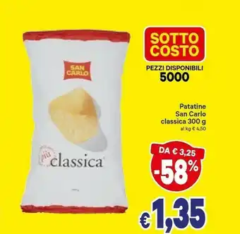 A&O San Carlo Patatine fritte offerta