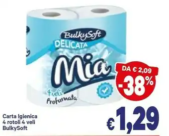 A&O Bulkysoft Carta igienica offerta