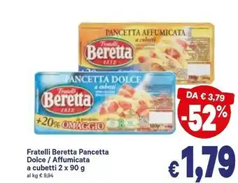 A&O Beretta Pancetta offerta