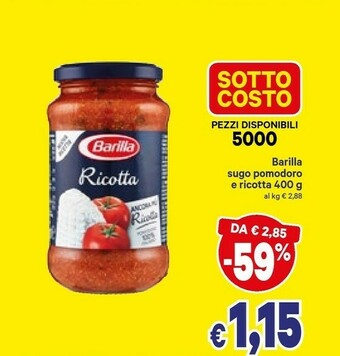 A&O Barilla Sughi per pasta offerta