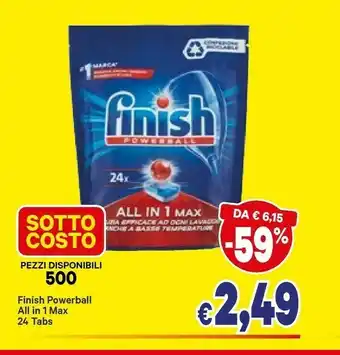 A&O Finish Detersivo lavastoviglie offerta