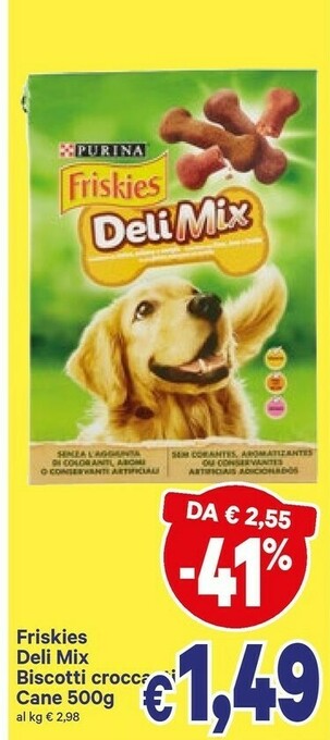 A&O Friskies Cibo per cani offerta