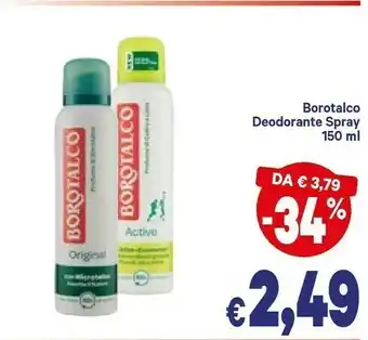 A&O Borotalco Deodorante offerta