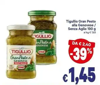 A&O Tigullio Pesto offerta