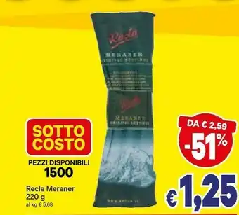 A&O Meraner Wurstel offerta