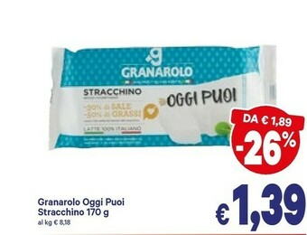 A&O Granarolo Stracchino offerta