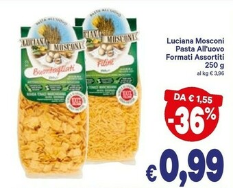 A&O Mosconi Pasta all'uovo offerta