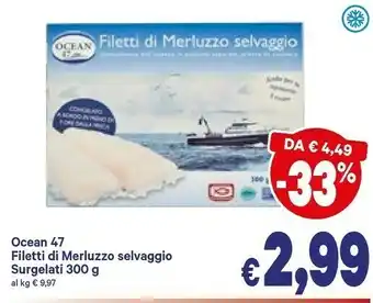 A&O Ocean Filetti di merluzzo offerta