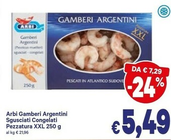 A&O Arbi Gamberi offerta