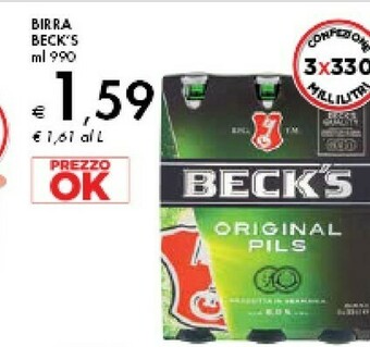 Bennet Beck's Birra offerta