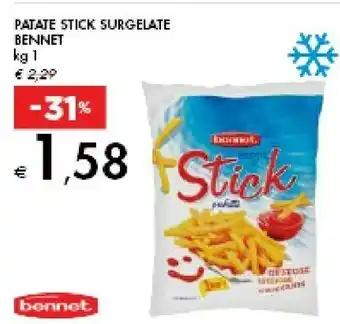 Bennet Bennet Patate Stick Surgelate offerta