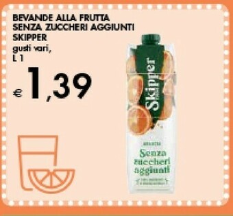 Bennet Zuegg Skipper Pesca Senza Zuccheri Aggiunti 1000 G(ml) offerta